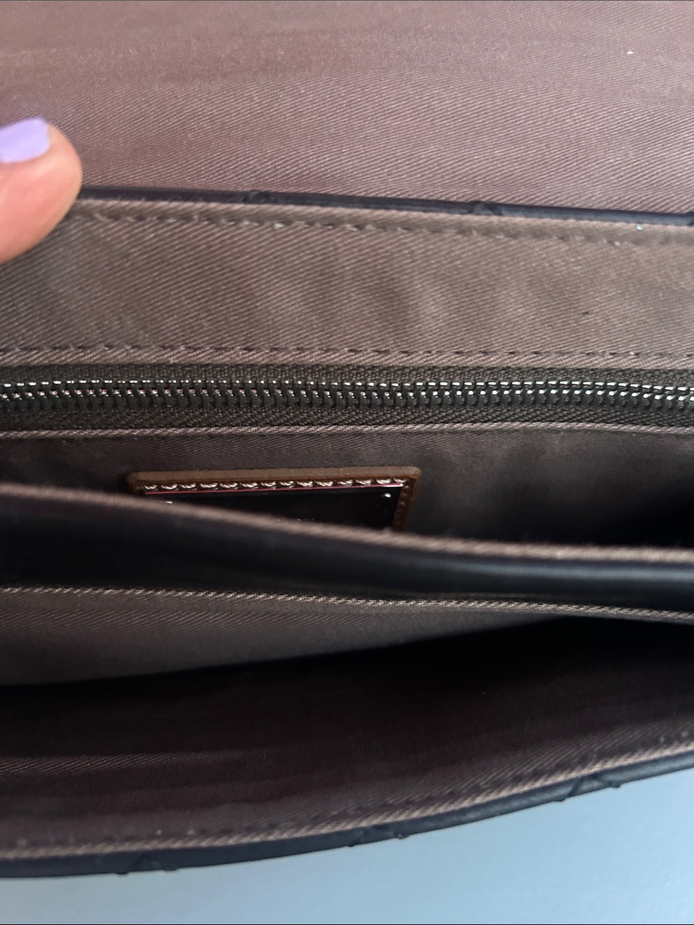 J.Crew Black Quilted Leather Top Handle Crossbody Satchel Shoulder Bag - Picture 5 of 10